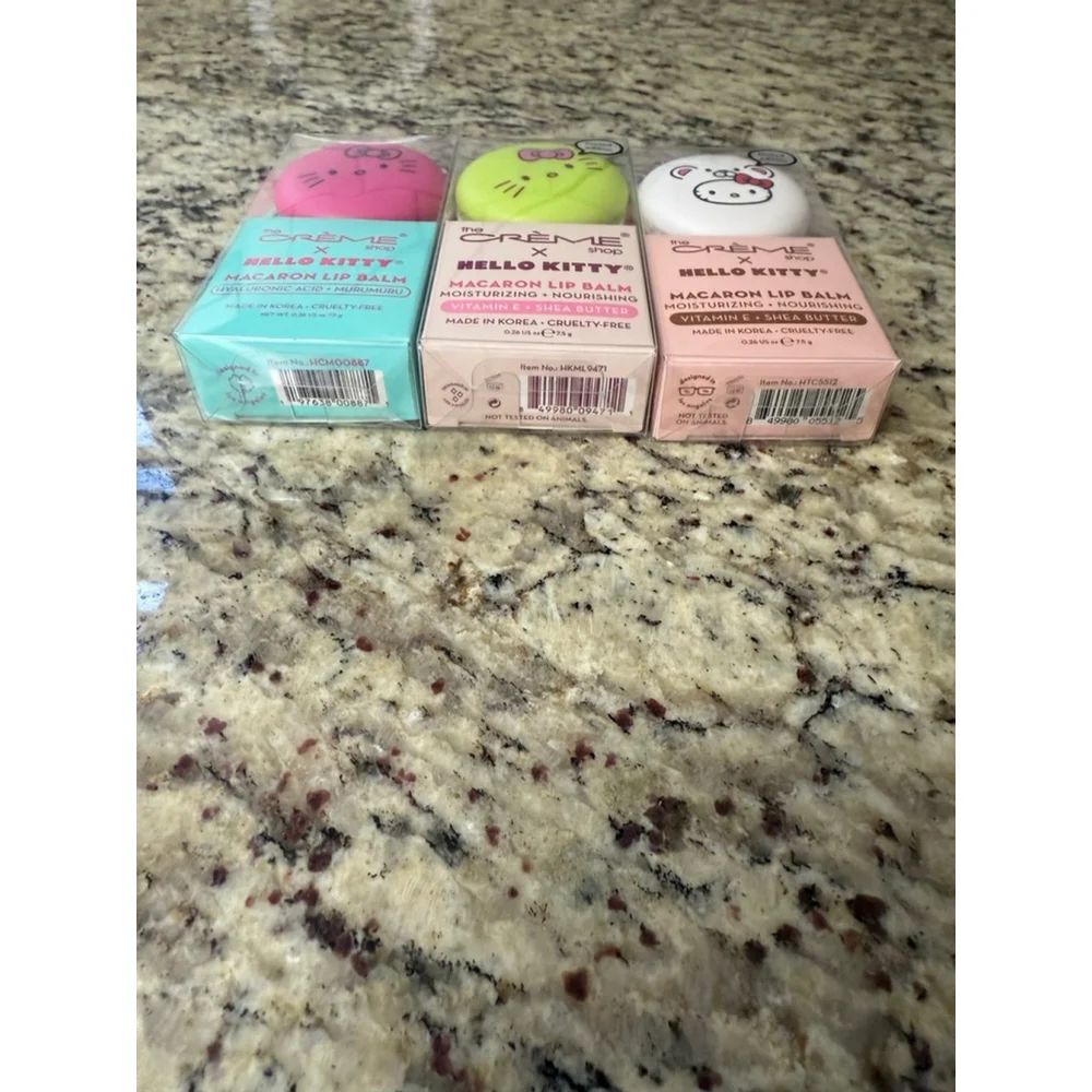 The Crème Shop X Hello Kitty Macaron Lip Balm - Choice of Flavor